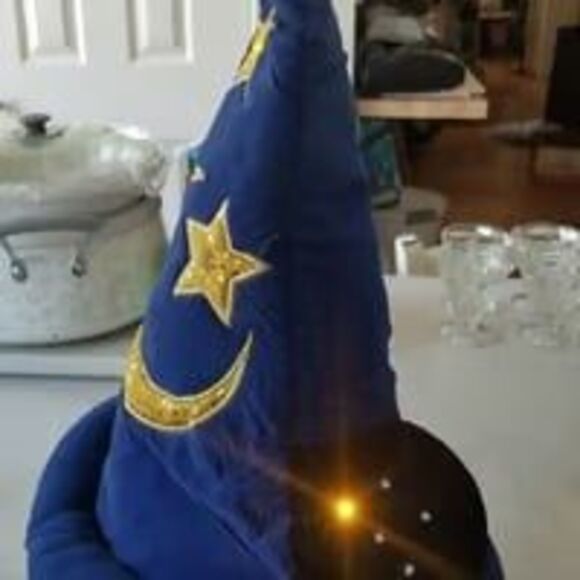 Disney Fantasia 100 years of magic hat gold stars Rare - Picture 3 of 12